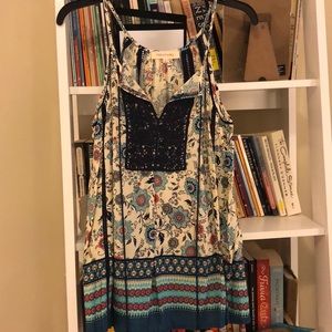 Paisley-inspired Pattern tank top